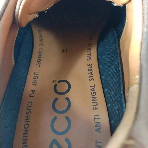 Ecco Howell Leather Sneakers Oxford Dress Shoe Women's EU 41 - Picture 13 of 13